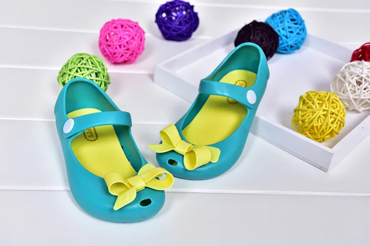 

2016 Kids Sandals Children Princess Shoes Bow Soft Bottom Fish Mouth Shoes