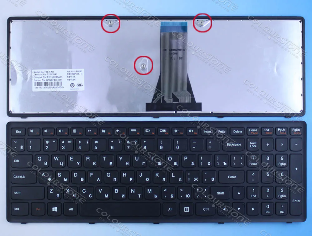 Free shipping Laptop keyboard for lenovo G500S S500 Z510 ...