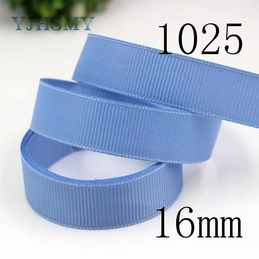 YJHSMY J-18825-L16mm-1025 16 мм 10 ярдов однотонные ленты Термотрансферная печатная корсажная