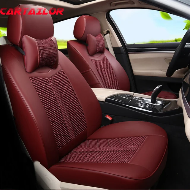 CARTAILOR Leather Car Seat Covers for Lexus LS400 LS430 LS460 LS600h