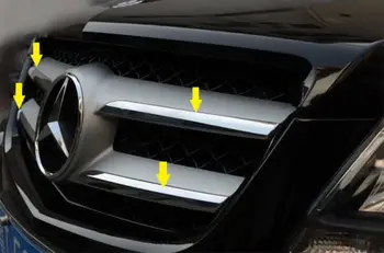 

Chrome Front Grille Strip Kit trims For Mercedes-Benz X204 GLK300 250 2013 2014