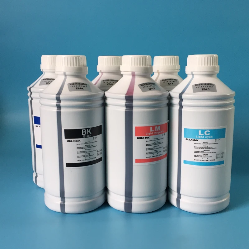 

OYfame 6 bottle 1000ml Dye Ink universal refill ink dye ink suit for hp for canon for brother for Epson printer printing ink