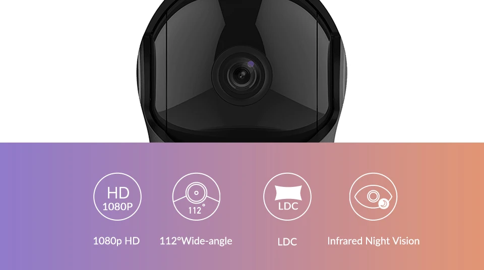 Yi Dome Камера 1080 P панорамирования/наклона/зум Беспроводной IP Cam WI-FI видеонаблюдения Системы 360 градусах Ночное видение ЕС/US 2 шт