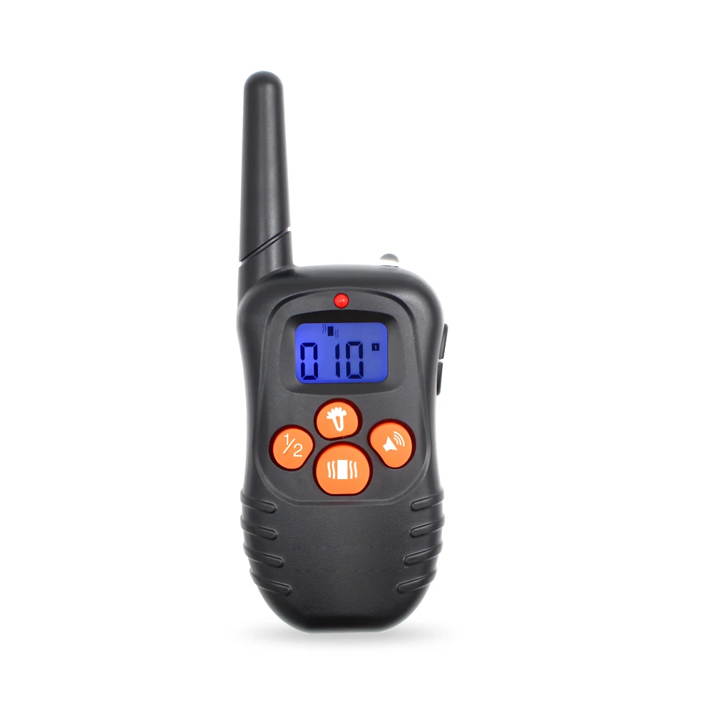 998N pet dog training collar 300m Remote Control waterproof rechargeable electric collar vibration beep 10 levels 1 or 2 dogs