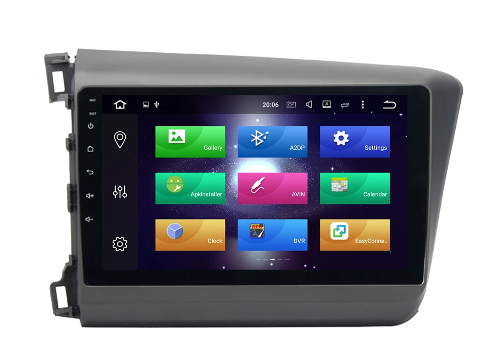 Aoluoya 9 "ips 4 ГБ оперативная память 32 ГБ Встроенная Octa Core Android 8,0 автомобиль DVD gps плеер для Honda CIVIC 2012 2014 2013 радио навигации DAB