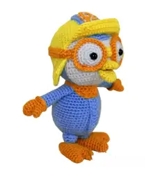 Крючком игрушки amigurumi погремушка ручной работы птица r Номер модели JSZ0020