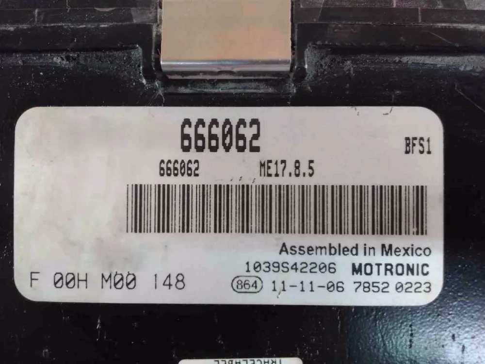  ECU ECM Engine Computers Control 666062 F 00H M00 148