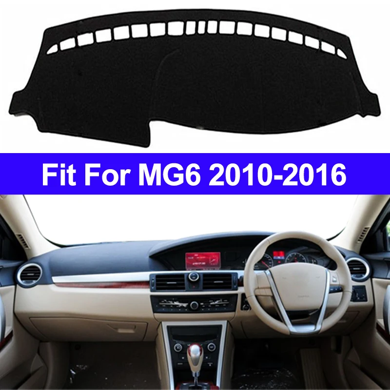 

2 Layers Car Inner Dashboard Cover Dashmat Pad Carpet Dash Mat Sun Shade For MG6 2010 2011 2012 2013 2014 2015 2016 LHD RHD
