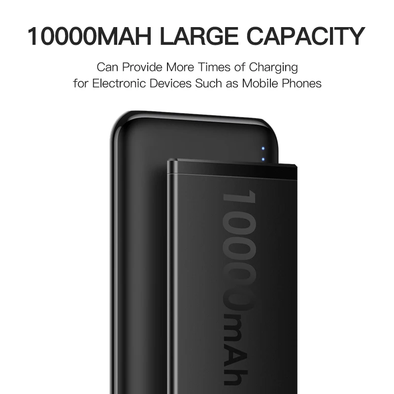 KUULAA power Bank 10000 mAh power Bank Портативная зарядка Poverbank 10000 mAh USB Внешнее зарядное устройство для Xiaomi Mi 9 8 iPhone