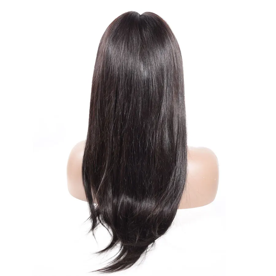 Straight 4x6 Lace Front Human Hair Wigs Brazilian Remy Hair Deep Part Lace Wig for Woman Pre Plucked Bleached Knots 150 density