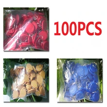 100 шт ручной 125 кГц ID rfid-брелок TK4100 EM4100 доступа Управление Время Посещаемость Карты Стикеры брелок Token Ring близость