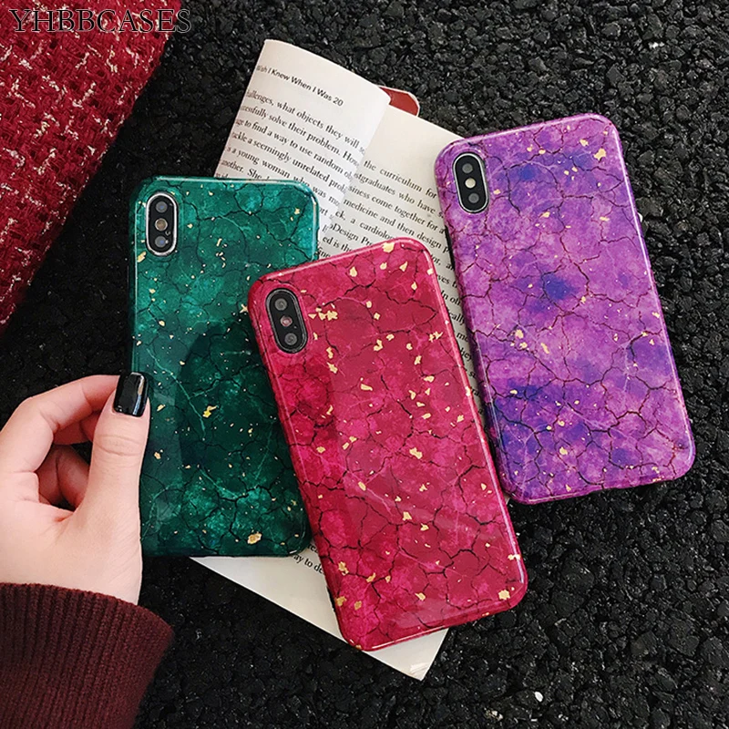 YHBBCASES ретро золотая фольга мраморный телефон чехол для Huawei P10 P20 Pro Чехлы mate 10 20