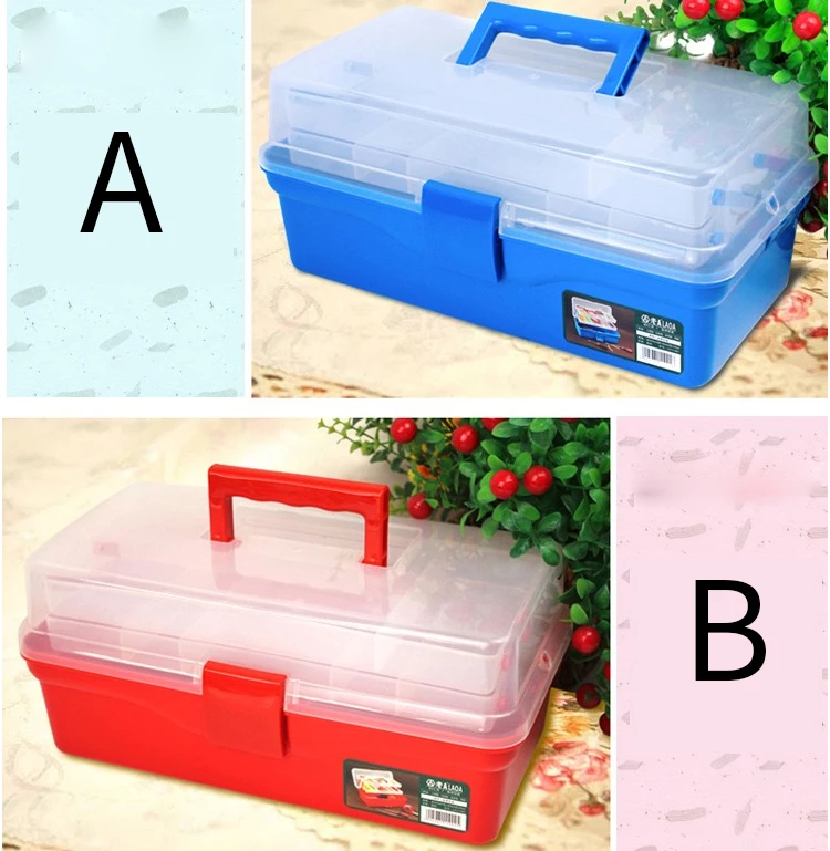 top tool chest LAOA Folded Toolsbox Work-box Colorful Foldable Tool Box Medicine Cabinet Manicure Kit Workbin For Storage tool chest with tools