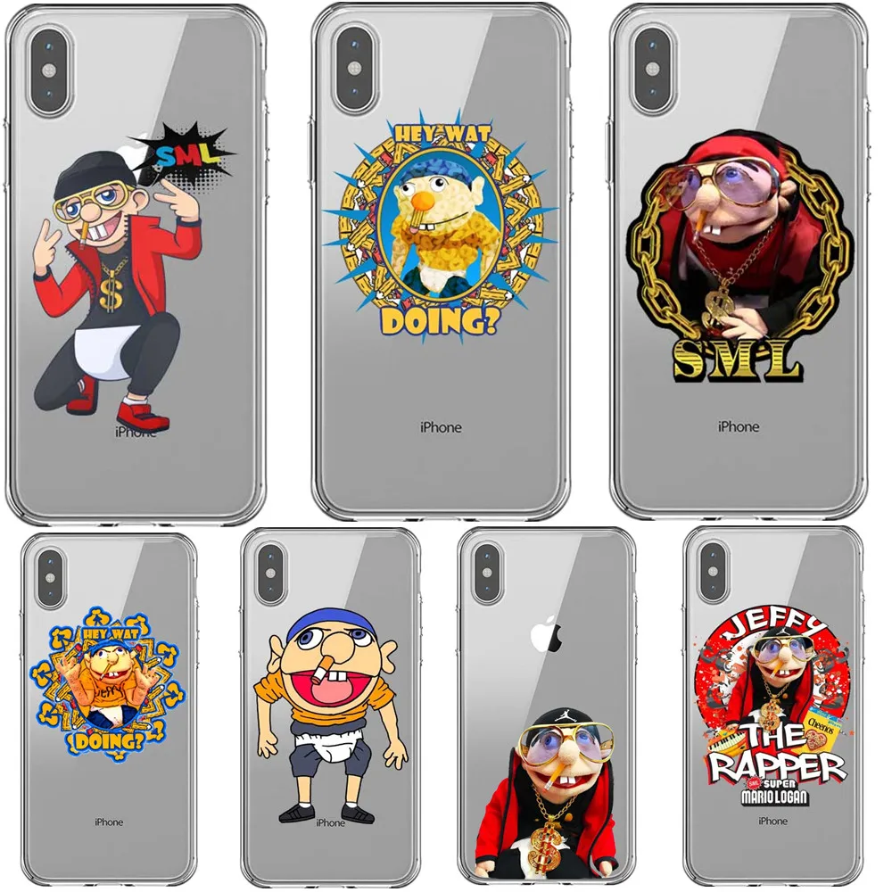 SML JEFFY HOPS мягкие силиконовые чехлы для телефона для iPhone 5 5S SE 6 6splus 7 Plus 8 плюс X XR XS MAX XS 5,8 6,1 6,5 дюймов крышка