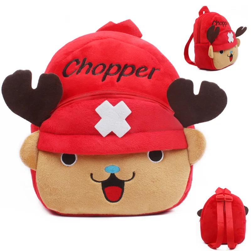 

2015 baby 1PC Chopper school bags lovely cartoon plush bags children character design backpack little boys girls cute mini bags