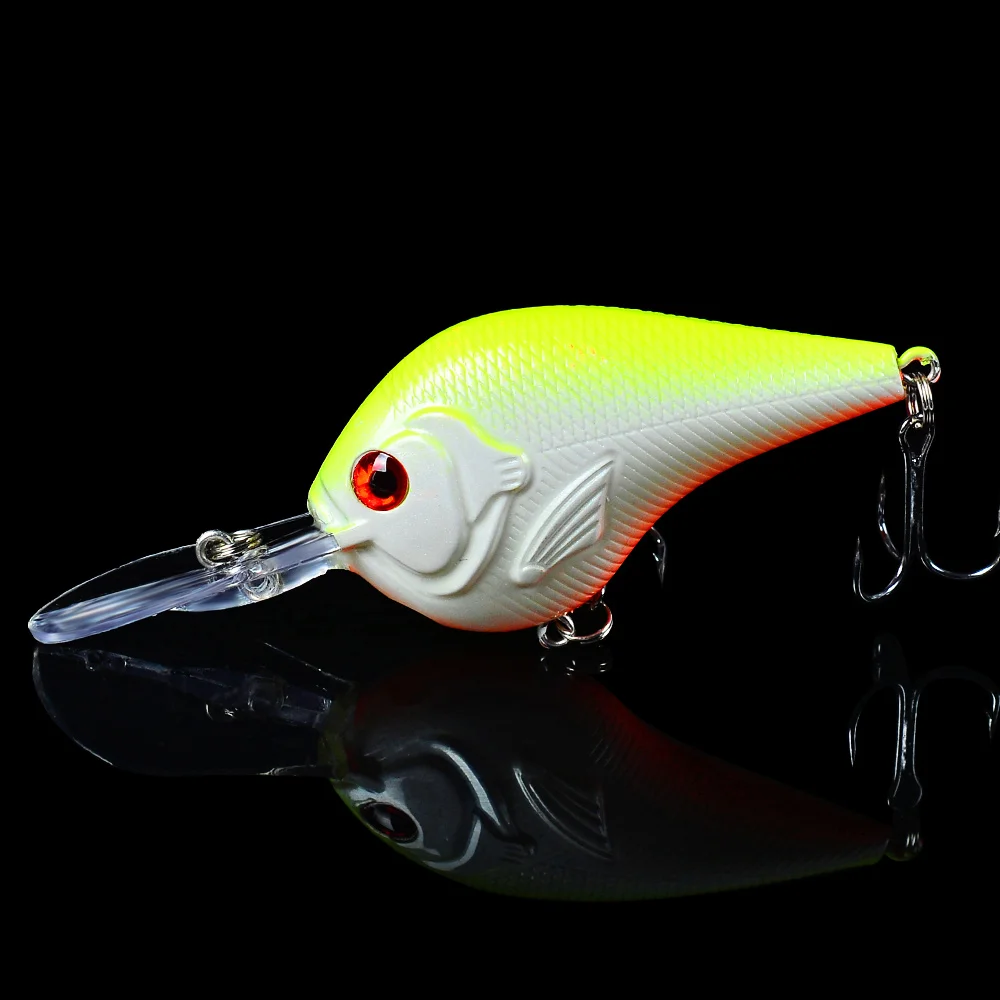 

1PC Crank Bait Fishing Lure 10.11g-0.36oz/9.5cm-3.74" 10 colors Plastic Hard Bass Bait Saltwater Fishing Lure Wobblers