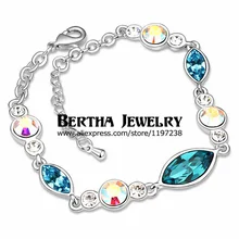 New Design Luxury Pretty Bracelet Pulseras For Women Decorations Crystals from Swarovski Cristal Bijoux Charm Jewelry