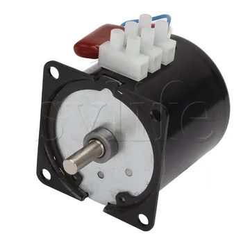 

220V AC 5RPM Powerful High Torque Gear Box Synchronous Electric Motor 70mA 50HZ