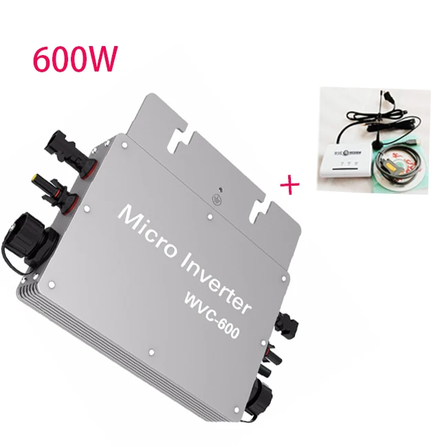 WVC 600 Вт MPPT сетка галстук микро инвертор и модем функция беспроводной связи 22 50VDC