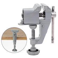 Алюминиевый сплав машина скамейка винт тиски мини стол тиски зажим винт тиски для DIY ремесло плесень фиксированный инструмент для ремонта 30 мм