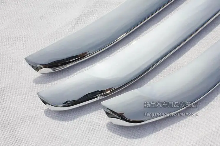 

ABS Chrome Front Bumper Grille Hood Engine Cover Trims For Hyundai Santa Fe 2010 2011 2012