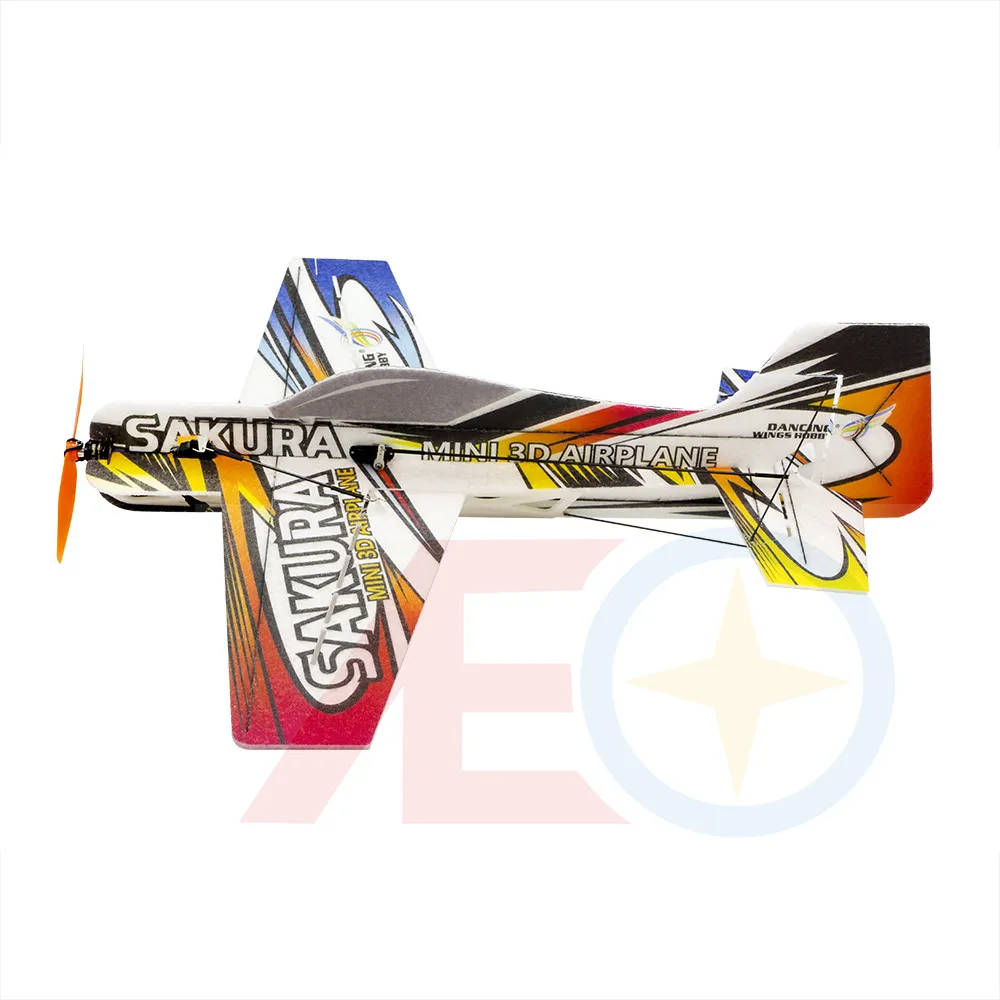 New EPP Foam Micro 3D Indoor Airplane SAKURA Lightest plane KIT (UNASSEMBLED )RC airplane RC MODEL HOBBY TOY HOT SELL RC PLANE