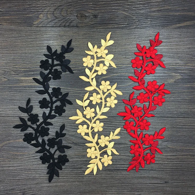 

1pc Embroidery Patches flower for clothing Iron on Sticker for clothes decoration Sewing Accessories Applique ropa P174 1pcs
