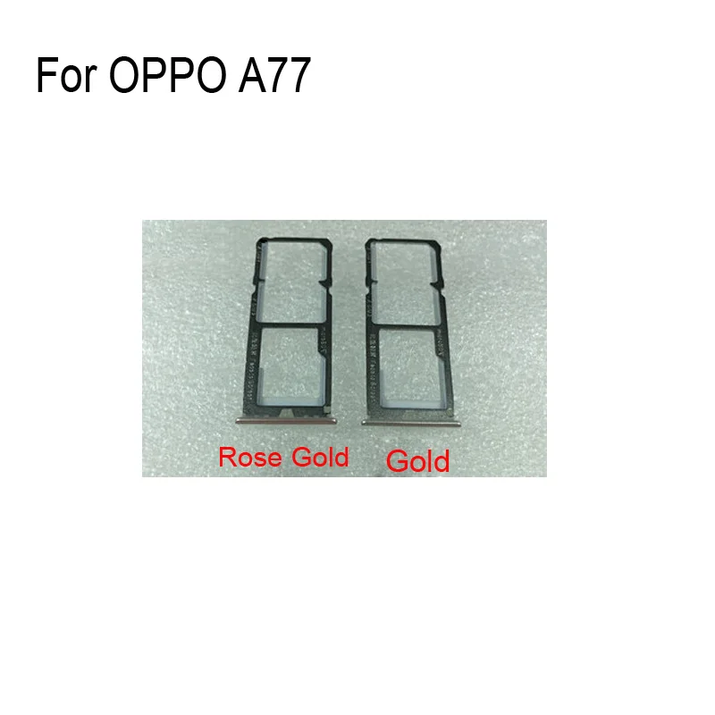 Vassoio Per Scheda Sim Argento Originale 100% Per Oppo A77 A77 Vassoio Per Scheda Sd Supporto Per Scheda Sim Cassetto Per Scheda Sim Per Oppo A 77 Par