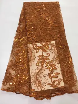 

Embroidered Sequin Lace Tulle Fabric, Green Gold Embroidered Lace, New dresses Lace Fabric orange pink blue pink white Wedding