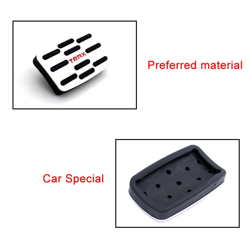 Алюминиевый сплав автомобильный Стайлинг акселератор педаль газа педаль тормоза для Chevrolet Trax 2013 аксессуары