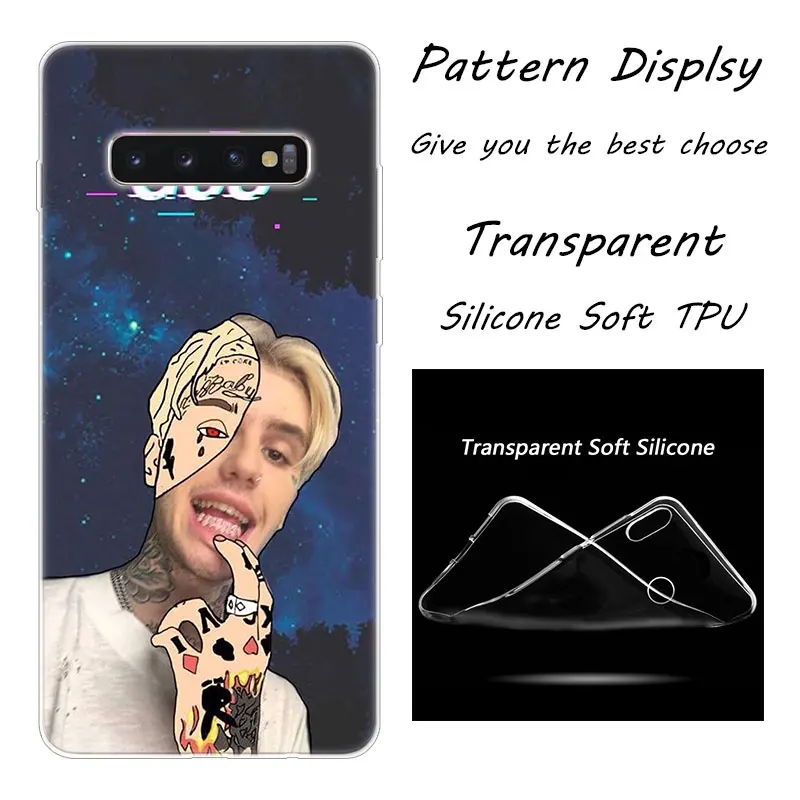 Горячая Распродажа, мягкий силиконовый чехол Lil Peep Rap Hip для samsung Galaxy S10 S9 S8 Plus S7 Edge A6 A8 Plus A7 A9 A5, Модный чехол - Цвет: 003