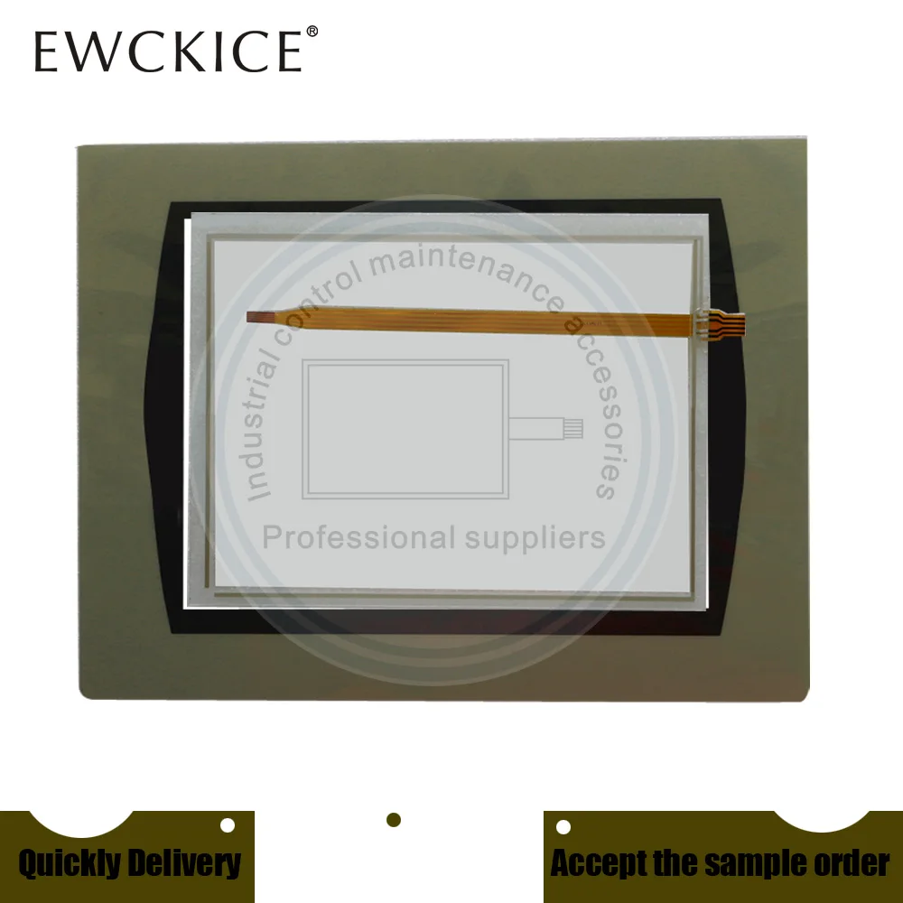 Новый Панель вид C1000 2711C-T10C 2711C-T10C/B HMI PLC сенсорным экраном и спереди этикетке Touch Панель и Frontlabel