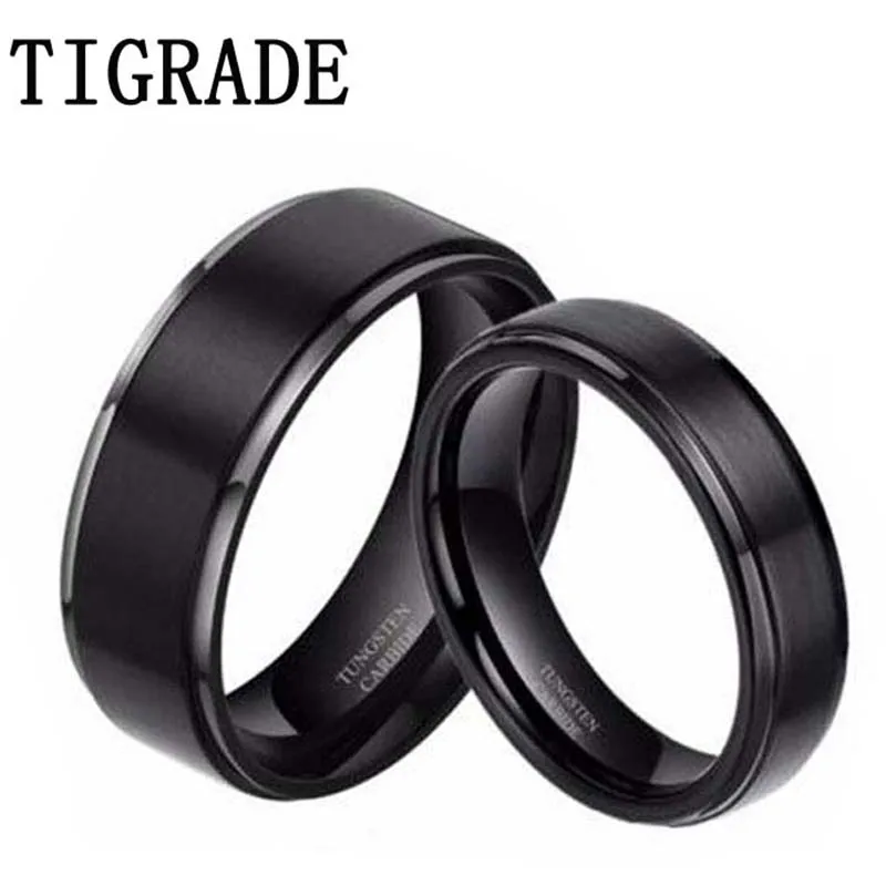 

6mm/8mm Couple Tungsten Rings Women Men Wedding Engagement Ring Your Unique Designer