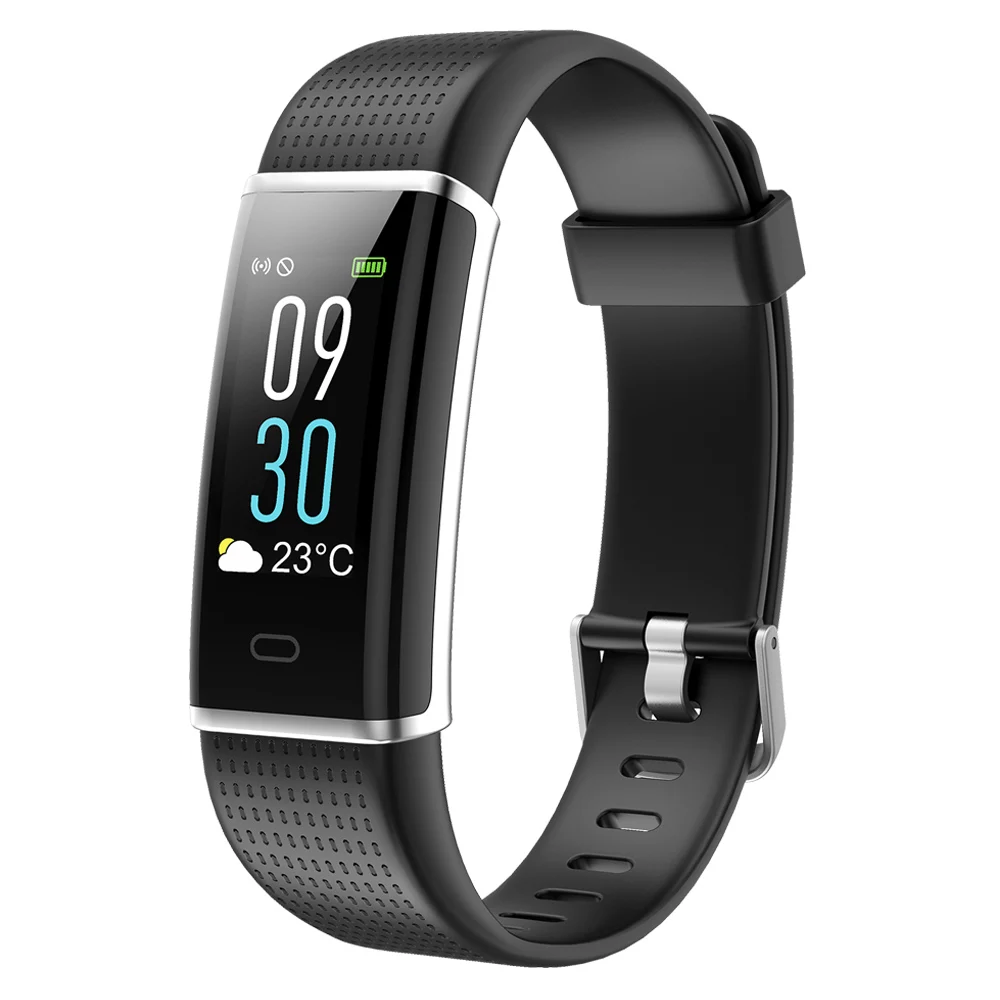 

Professional Waterproof Smart Wrist Band Fitness Bluetooth Watch 0.96" Color Screen Heart Rate Sleep Monitor Call SMS SNS Remind