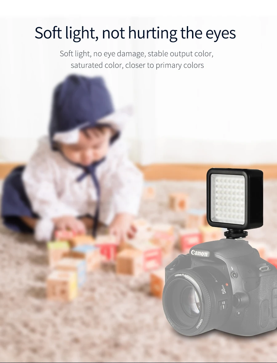 Мини-интерлок камеры светодиодный свет панели затемнения видеокамера Видео Освещение с башмаком адаптер/для Canon Nikon sony A7 DSLR