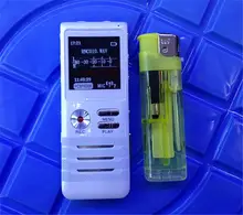 Metal body 8GB digital audio recorder stereo agc with speaker and mic function with retail box white color