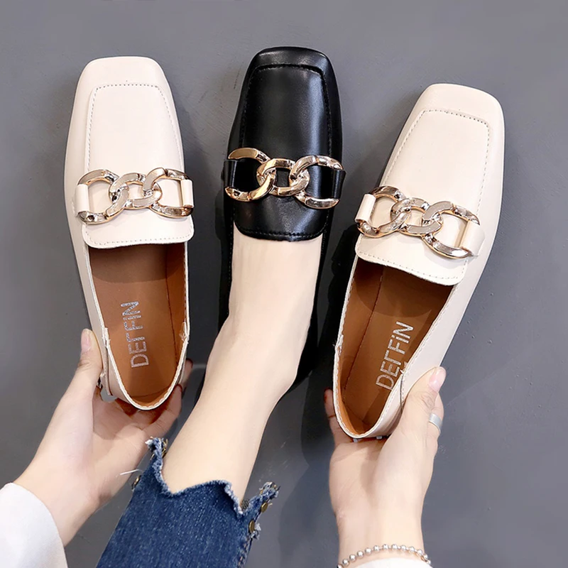 

High Quality Spring Women Flat Loafers 2019 Spring New Peas Casual Shoes Lazy Summer Rubber Female Slip-on Casual Shoes