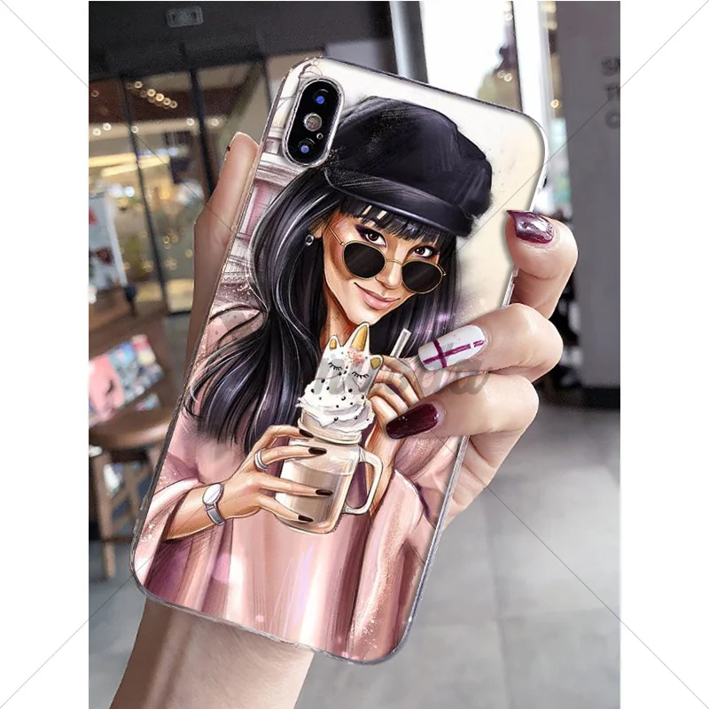 Fashion coffee girl