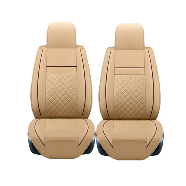 2 pcs Front PU Leather car seat covers For Volvo XC60 XC90 S60L S90 V40