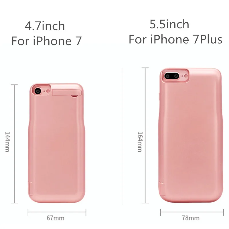 Battery charger case for iPhone 7 7Plus Power Bank case cover  Backup Pack external Charging Case for iPhone 7 Case