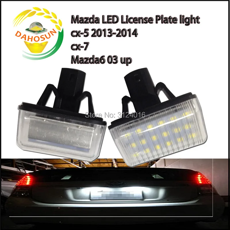 

Free Shipping, 2PCS x Dahosun LED License Lamp for Mazda CX-5 CX-7 Mazda6 S Peed6 2006-2007 with E-mark RoHS Certificate