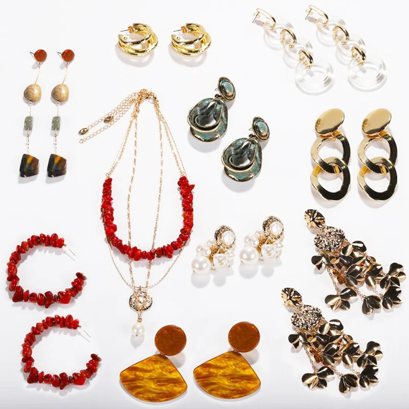 

2019 new Fashion Bohemian Wedding Women Drop Dangle Earrings Party Gift Vintage Ethnic Statement Earrings za Jewelry