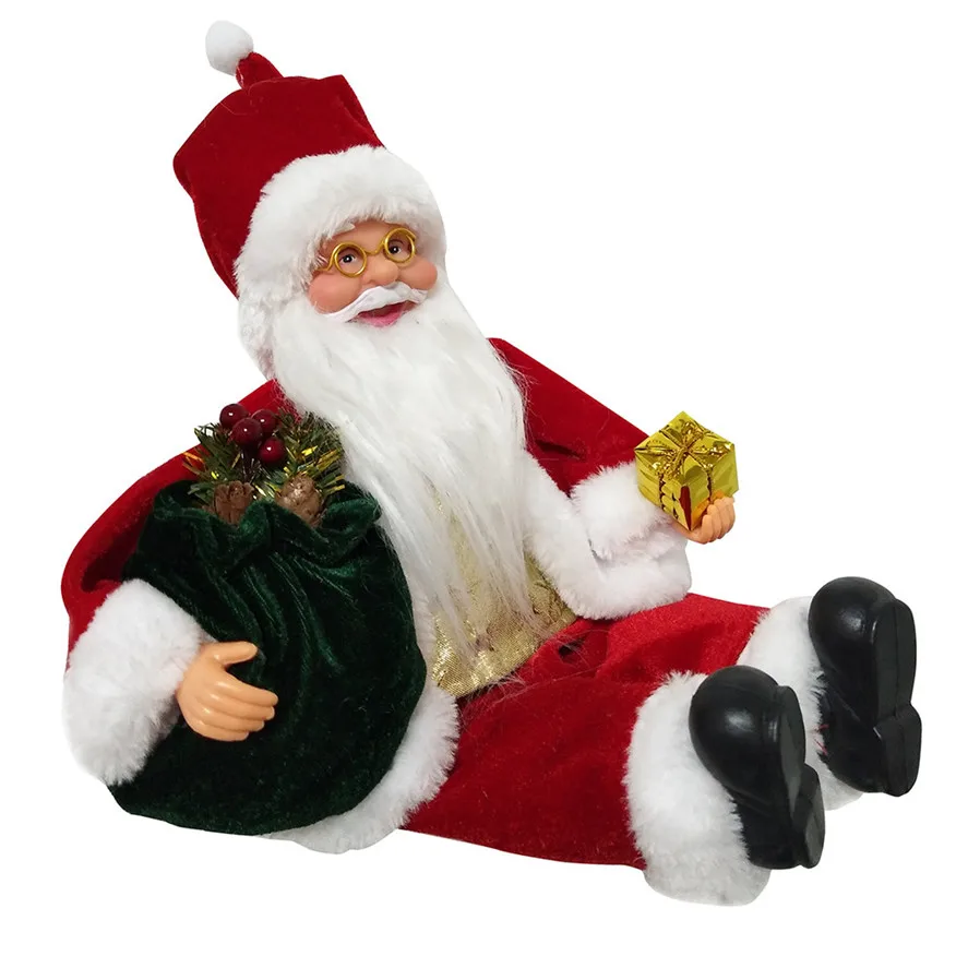 Рождественский Декор Санта-Клауса для дома 1 шт. 47x20x11 см игрушка Санта-Клауса рождественские подарки для детей рождественские украшения 30