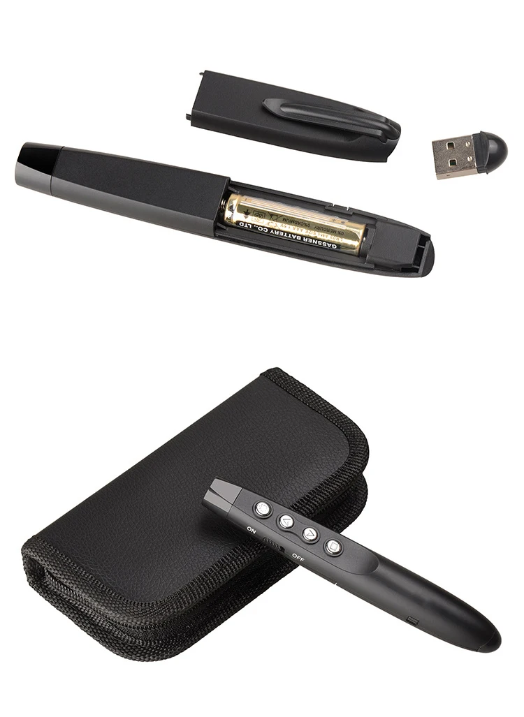 Hot Wireless Presenter Laser Pointers 2.4G RF Wireless PPT Presentation Remote Control Red Light USB Flip Laser Pointer Pen (14)