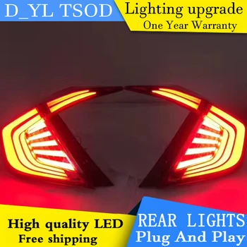 

Car Styling Tail Lamp for Civic LED Tail Light 2016-2017 New Civic LED Rear Lamp LED DRL+Brake+Park+Signal Stop Lamp