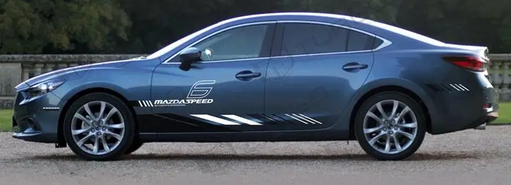KK высокое качество автомобиля тела Фильм стикер бумага для Mazda 3 Axela седан/хэтчбек, CX-4, CX-5, Atenza или другие модели автомобилей - Название цвета: 6 Atenza black white
