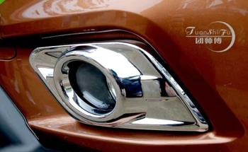 

2PCS Chrome Front Bumper Fog cover trim for 2014 2015 nissan Rogue