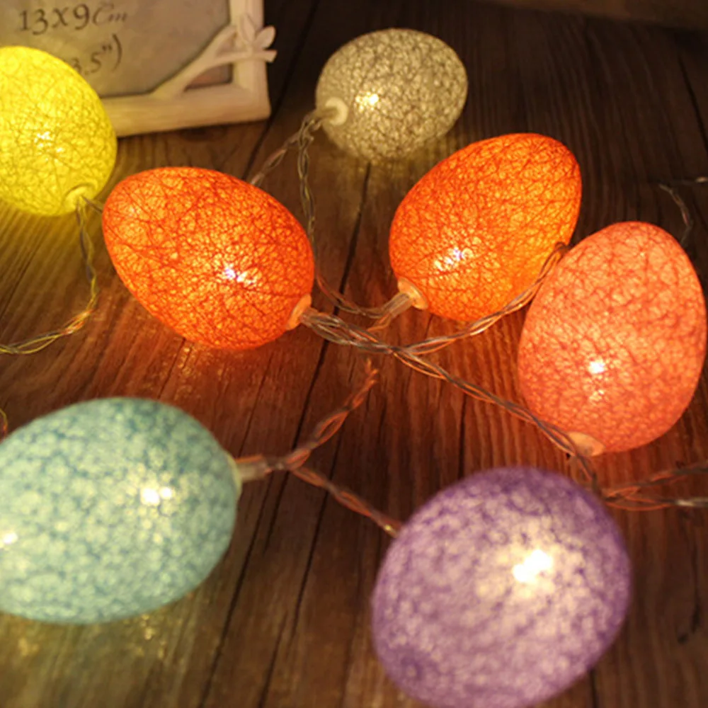 10/20/30 Globes LED Colorful Light Egg Easter Egg Easter String lights