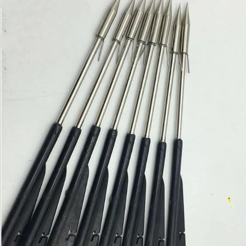 

5pcs loaded fish arrow stainless steel barbed resin with stab slingshot catapult darts skill shooting fish for fishing tools