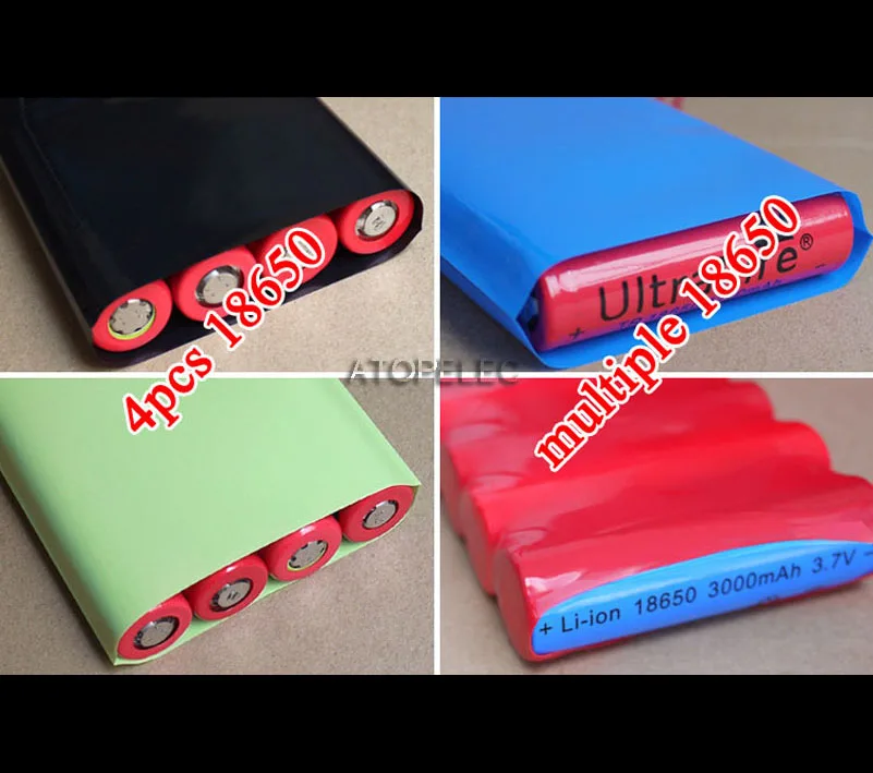 

(18650 Battery Wrap) Wide 85MM / Diameter 55MM PVC 2:1 Heat Shrink Tubing Black/Red/Yellow/Green/Blue/White/Clear
